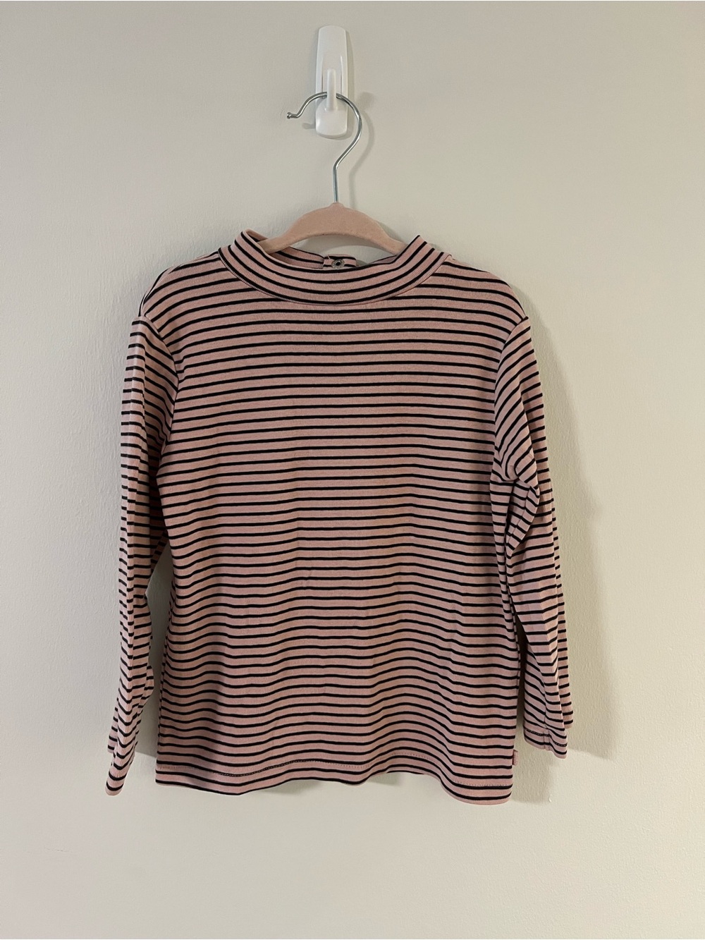Zara Striped Mockneck
